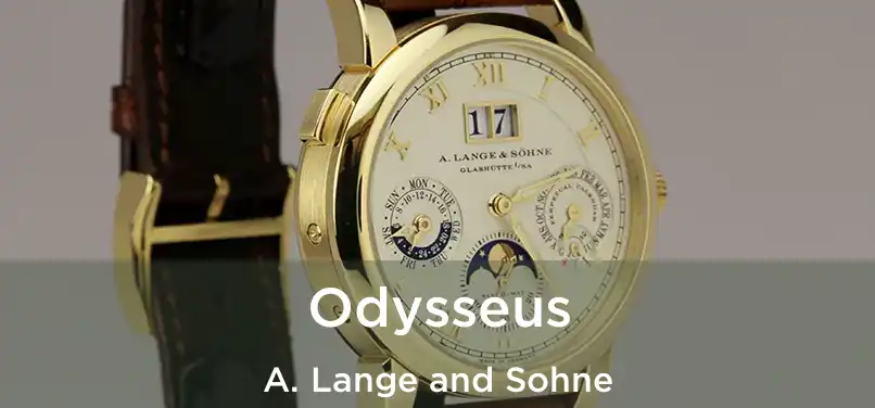  Odysseus A. Lange and Sohne