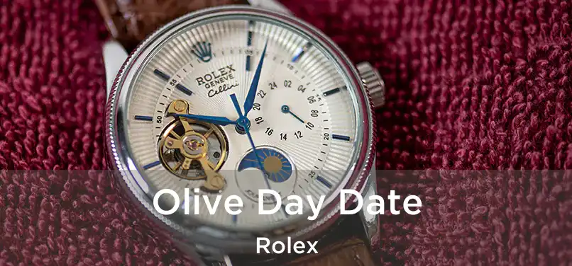  Olive Day Date Rolex