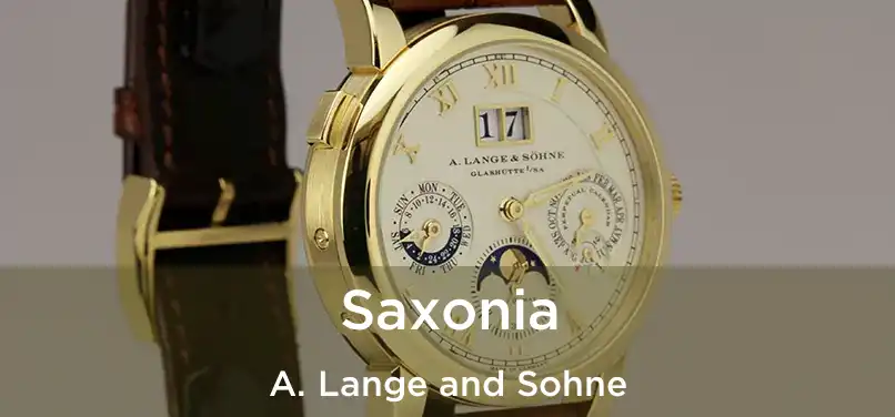  Saxonia A. Lange and Sohne